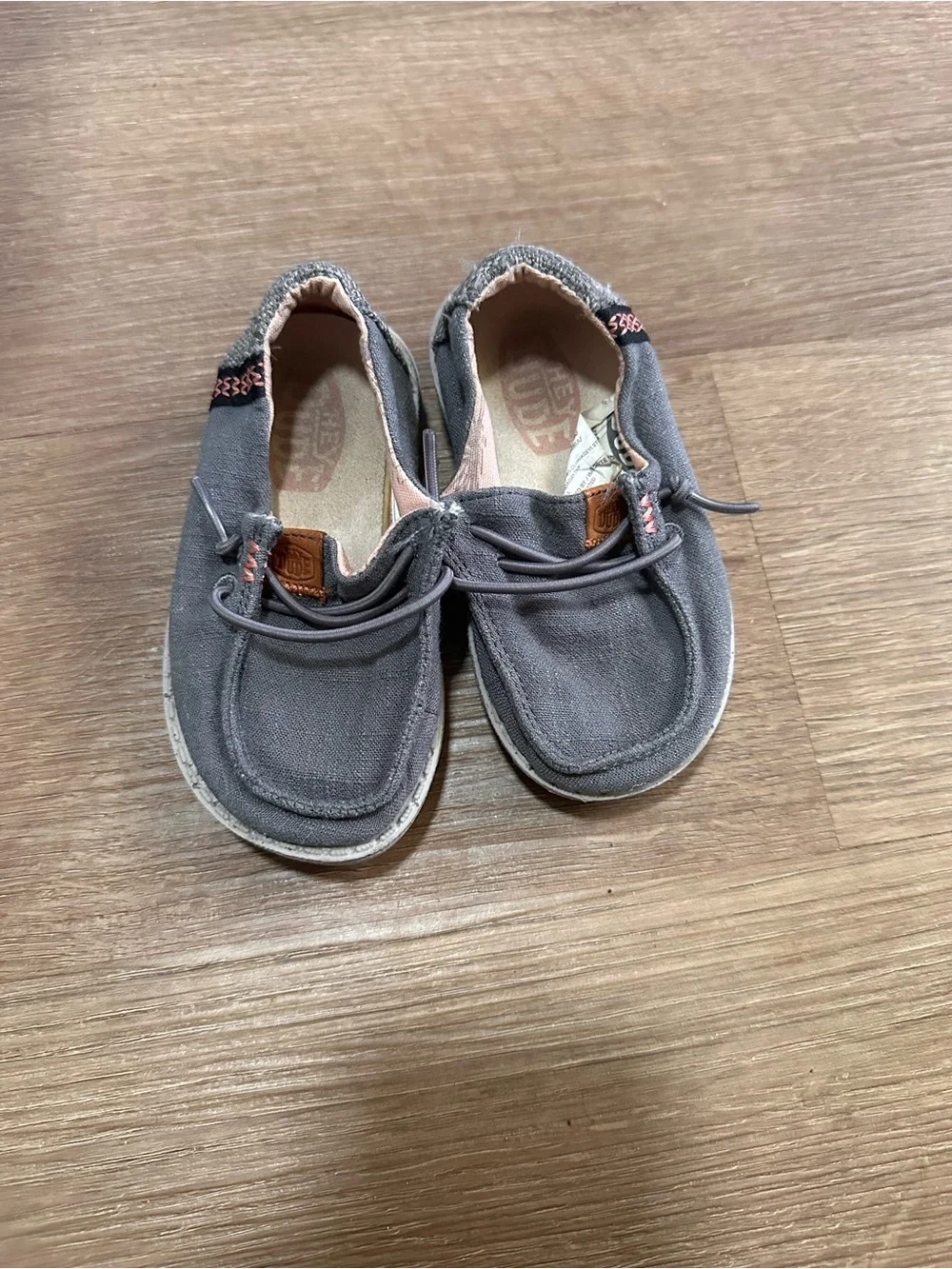 Kids Hey Dudes Slip-On Shoes in Gray